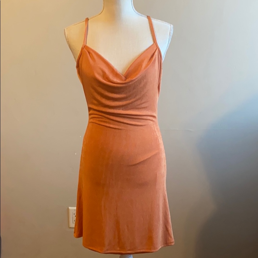 Naked Wardrobe “Came Thru Drapin” Mini Dress NWOT